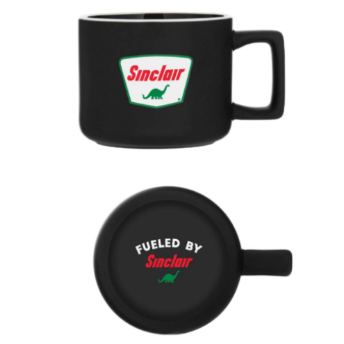 Sinclair 12 OZ Black Ceramic Mug